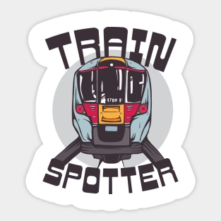 Train Spotter Hobby Sticker